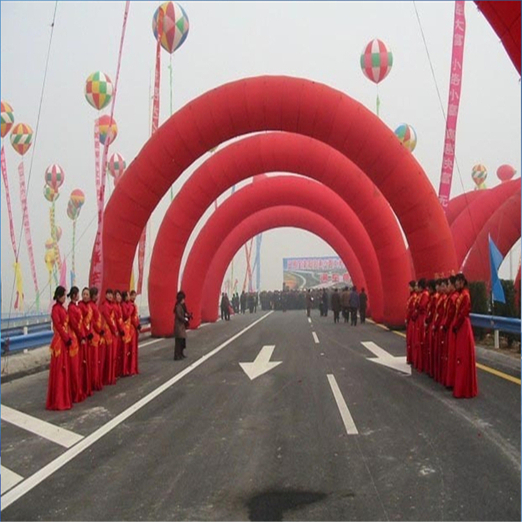 海南藏族商场开业纯红拱门